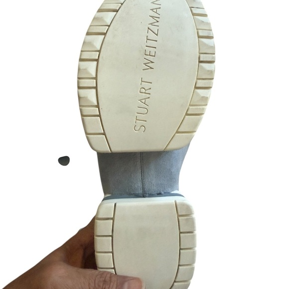 Stuart Weitzman Gray Loafers Slip-On Shoes - Picture 10 of 13